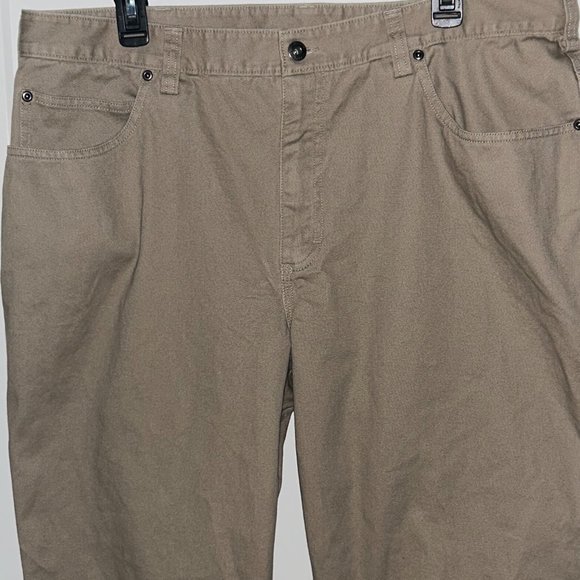 Duluth Trading Co. Ballroom khaki jeans sz 40x34 EUC LN 20208 - Picture 2 of 9